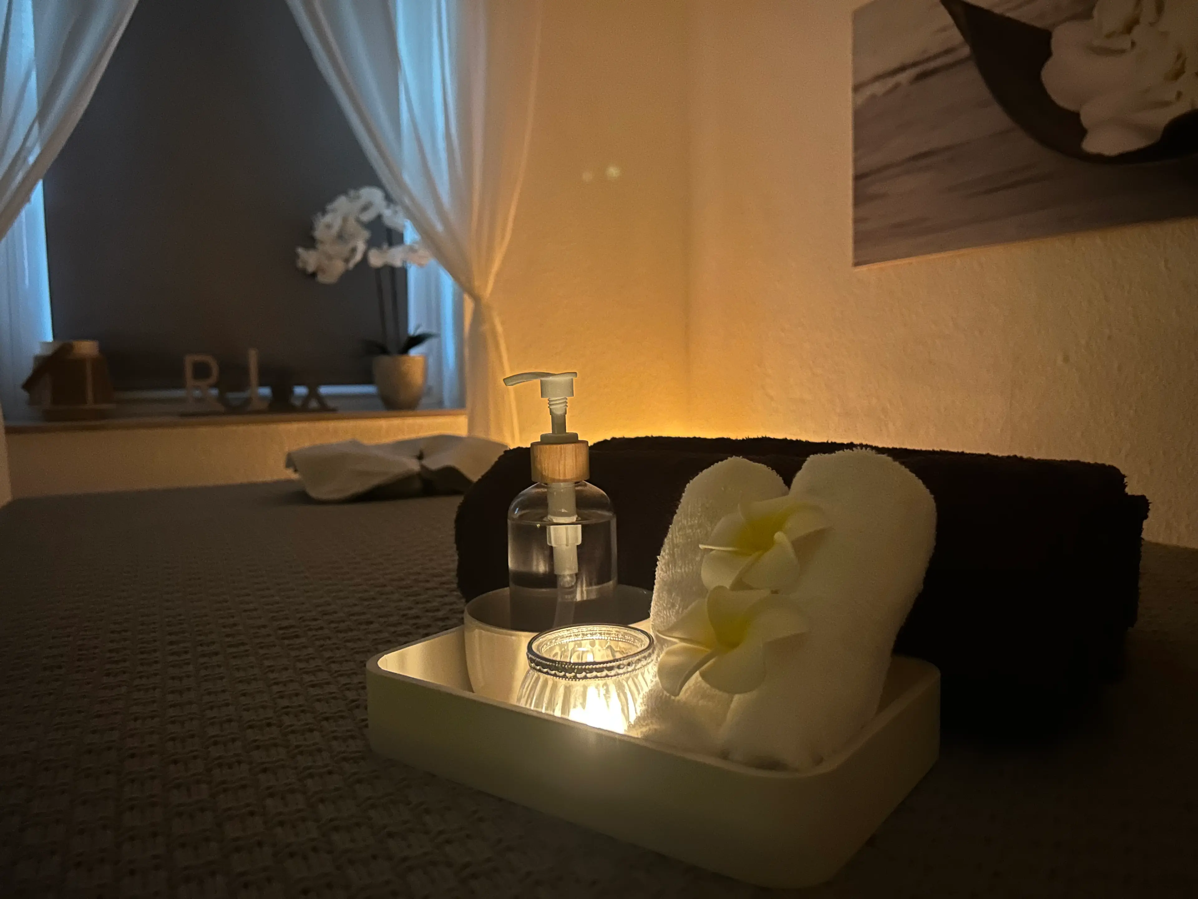Nahaufnahme Massage